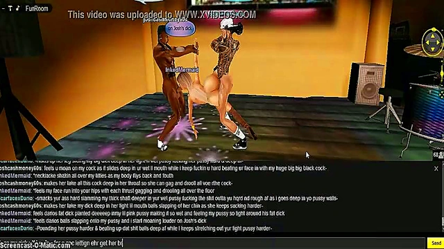 Inked CMC Nite – 3D Anime Game Porn With IMVU Characters Getting Wild