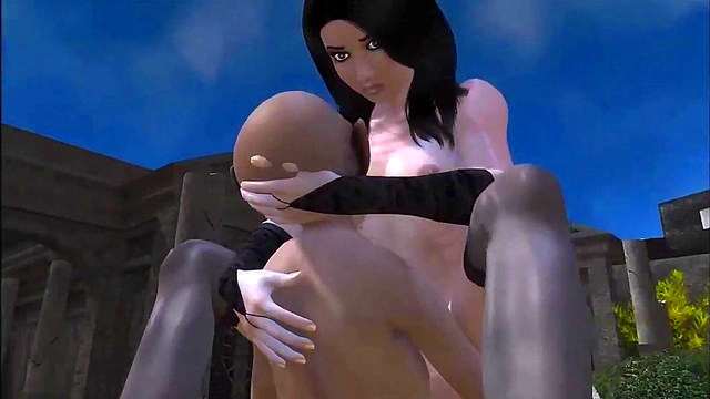 Horny Lady Satisfies Her Lust With a 3D Goblin Toy-boy
