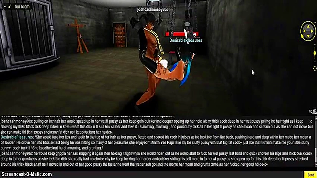 Hentai Game Babe Submits to BDSM DP Action in 3D Animation