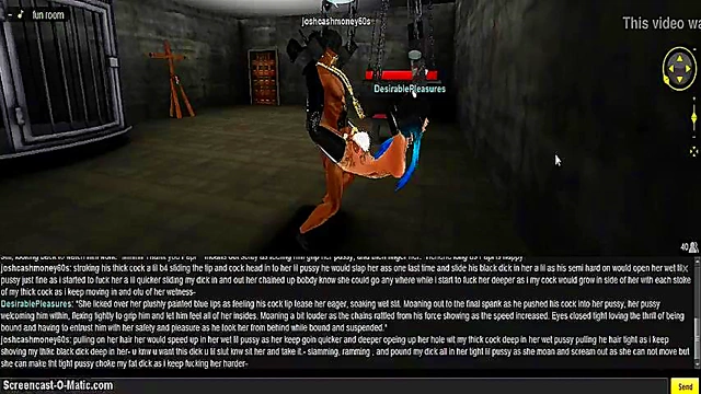 Hentai Game Babe Submits to BDSM DP Action in 3D Animation
