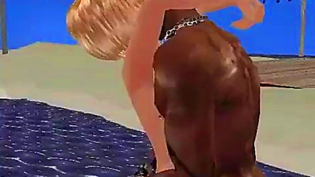 Curvy Anime Babe Enjoys Hot Lake Adventure With Blowjob & Nude Beach Fun