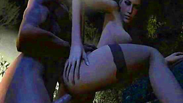 Evil Excella Gionne Punished in 3D Hentai Game Animation