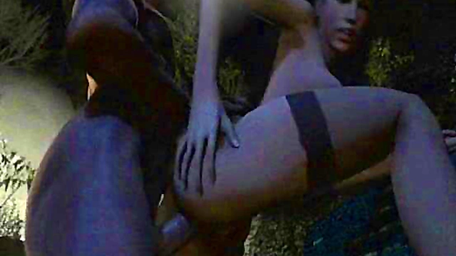 Evil Excella Gionne Punished in 3D Hentai Game Animation