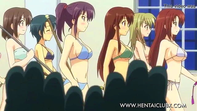 Bikini-clad Ecchi Girls Serve Up Naughty Fun in Anime Paradise