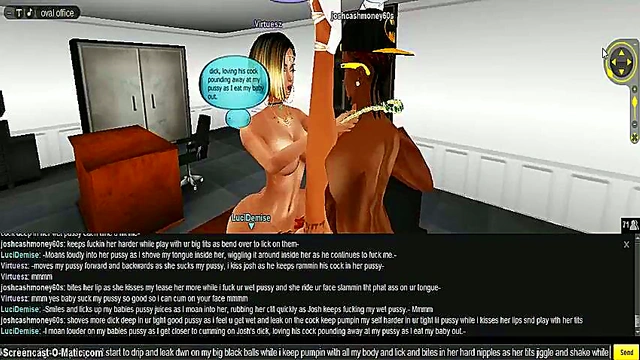 Mari Luci 3D Anime Threesome Adventure With Game Friends