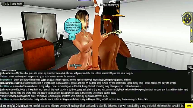 Mari Luci 3D Anime Threesome Adventure With Game Friends