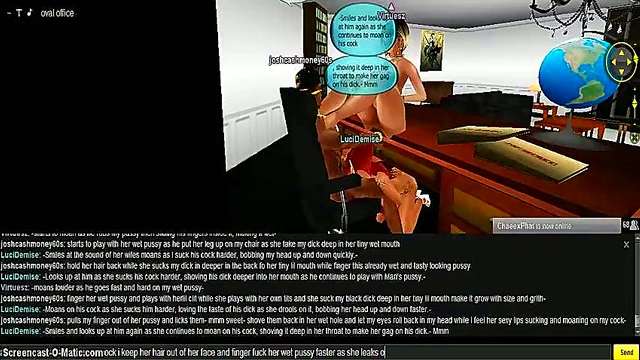 Mari Luci 3D Anime Threesome Adventure With Game Friends