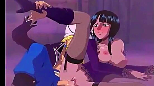 Nico Robin Seduces Lion-Man for Intense One Piece Hentai Action