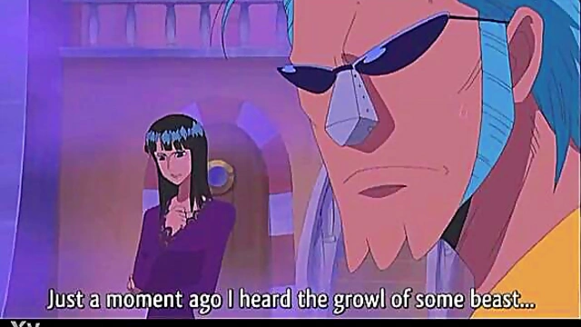 Nico Robin Seduces Lion-Man for Intense One Piece Hentai Action