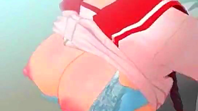 Busty Hentai Girl With Glasses Rides Dick Hard For Juicy Orgasm