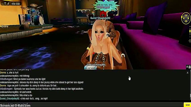 Horny IMVU Couple Engage in Steamy Cuckold Action During Gang Nite Anime Festivities