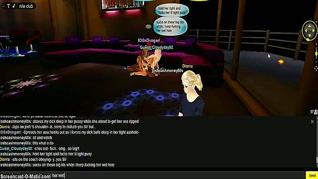 Horny IMVU Couple Engage in Steamy Cuckold Action During Gang Nite Anime Festivities