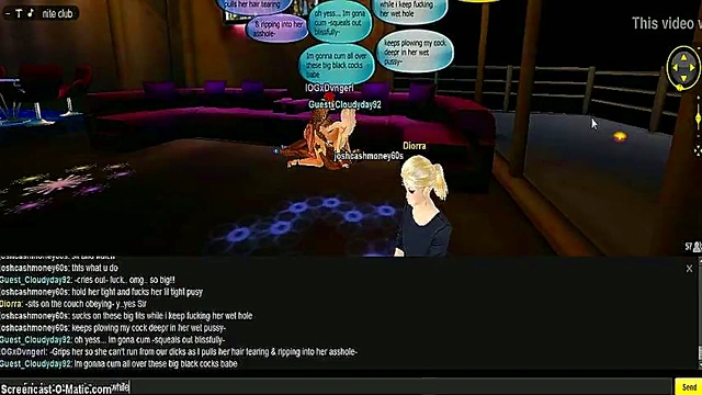 Horny IMVU Couple Engage in Steamy Cuckold Action During Gang Nite Anime Festivities