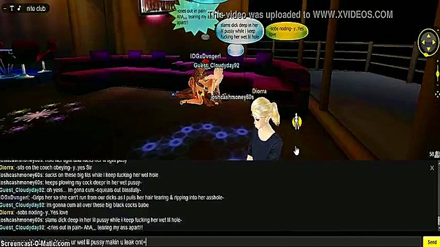 Horny IMVU Couple Engage in Steamy Cuckold Action During Gang Nite Anime Festivities