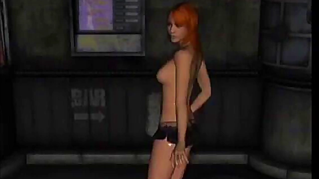 Big-Titted 3D Anime Stripper Teases in Pink Lingerie for Hardcore Blowjob Feast