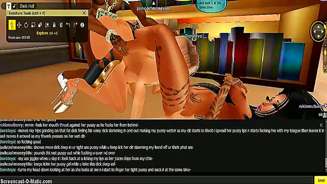 Hentai 3D Game Anime – Doro Trio Engages in Steamy 3-Way Action