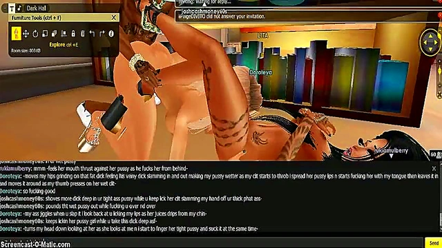 Hentai 3D Game Anime – Doro Trio Engages in Steamy 3-Way Action