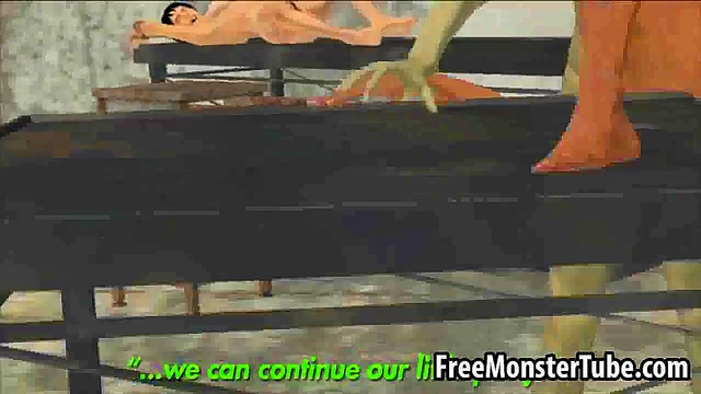 Short-Haired 3D Babe Sucks Zombie's Dick In Bizarre Anime Blowjob Session