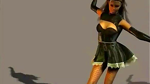 Huge-Titted Cyber Girl With Pigtails Nails Hardcore 3D Blowjob Fetish