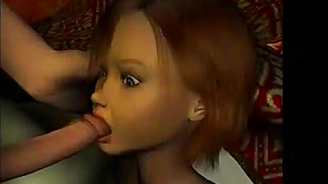 Huge-Titted Cyber Girl With Pigtails Nails Hardcore 3D Blowjob Fetish