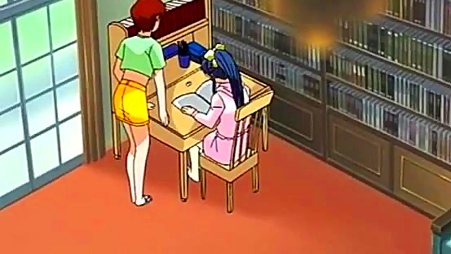 Haitoku No Shoujyo Anime Girl Seduces With Cartoon Erections & Blowjob Fun