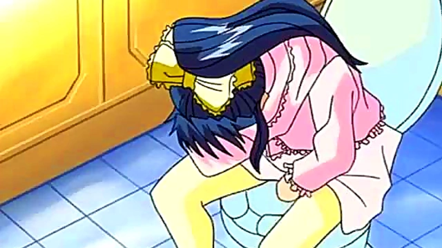 Haitoku No Shoujyo Anime Girl Seduces With Cartoon Erections & Blowjob Fun