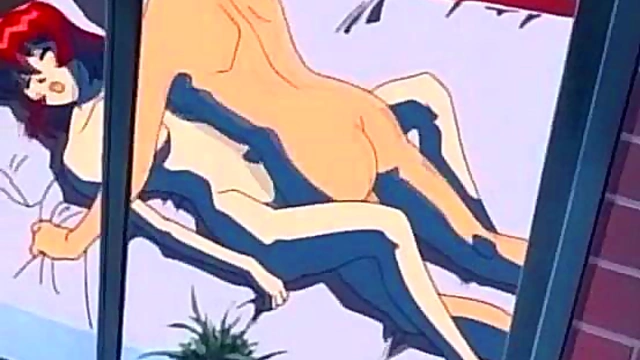 Horny Hentai Couple Enjoy Intense Sex Scene In Bed Together