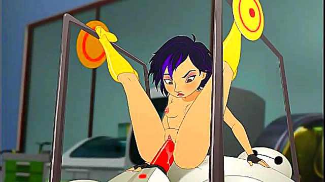 BigHero6 Hentai Heroine Rides Big Dick For Juicy Release