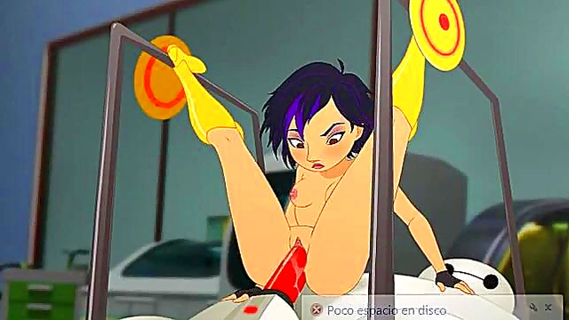 BigHero6 Hentai Heroine Rides Big Dick For Juicy Release