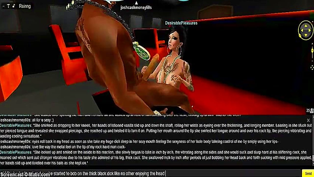 Hentai Game IMVU – 3D Animated Girl Gets DP Trained For Hot Porn Action