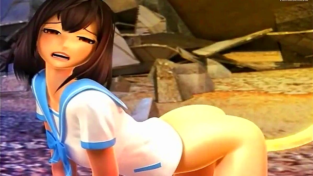 Himei Himeragi Strikes Back With Seductive Blowjob In Anime Hentai