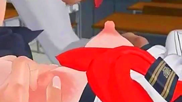 3D Hentai Babe Seduces With Her Sexy Curves And Hot Blowjob Action