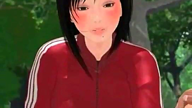 3D Hentai Babe Seduces With Her Sexy Curves And Hot Blowjob Action