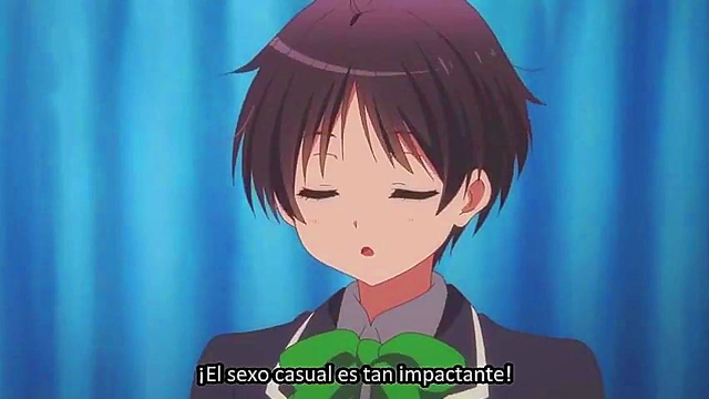 Romantic Chuunibyou Anime Couple Engage in Passionate Love Scene