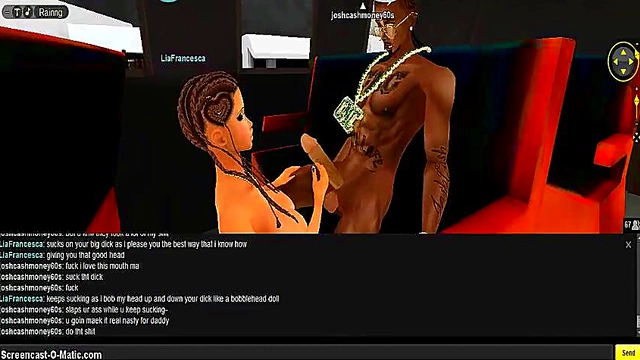 Lia Trains for Pleasure in 3D Anime Game IMVU Adventure