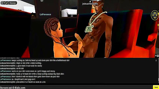 Lia Trains for Pleasure in 3D Anime Game IMVU Adventure