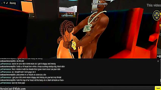 Lia Trains for Pleasure in 3D Anime Game IMVU Adventure