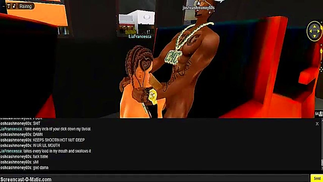 Lia Trains for Pleasure in 3D Anime Game IMVU Adventure