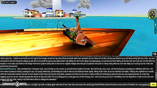 Hentai Game Animation – 3D Couple Bang Boat for DP Fun