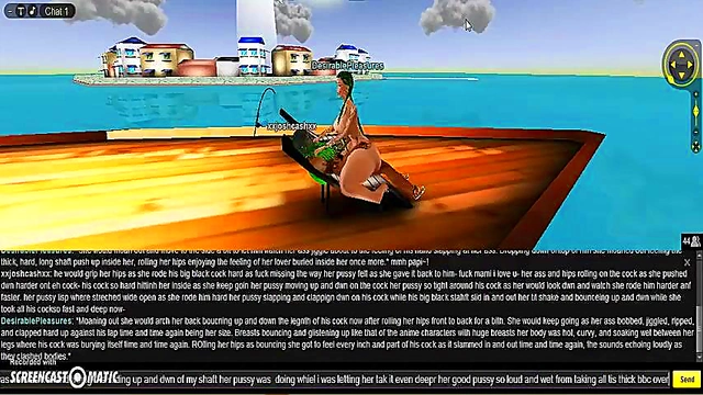 Hentai Game Animation – 3D Couple Bang Boat for DP Fun