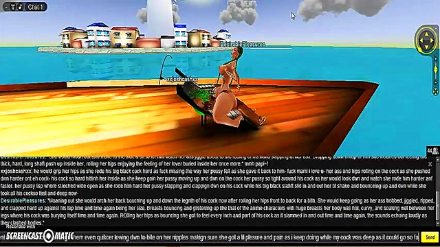 Hentai Game Animation – 3D Couple Bang Boat for DP Fun