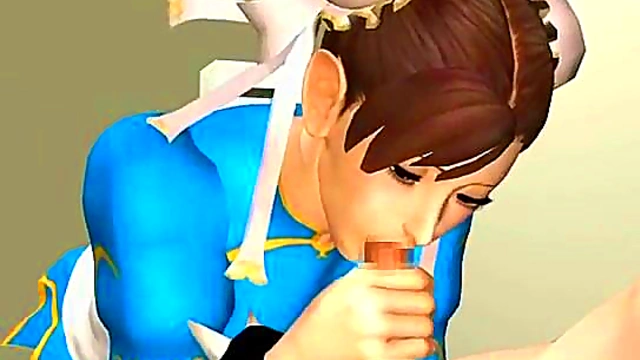 Busty Anime Maid Enjoys Intense Blowjob Session With Hardcore Fetish Fun