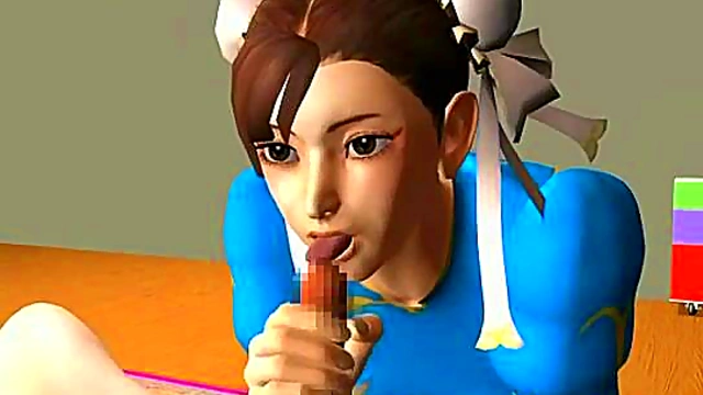 Busty Anime Maid Enjoys Intense Blowjob Session With Hardcore Fetish Fun