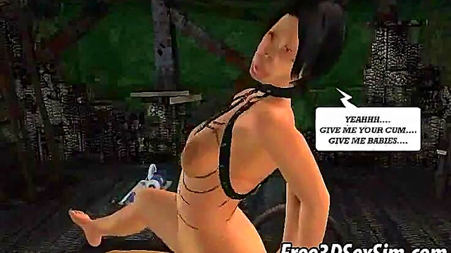 Tied-Up 3D Cartoon Babes Get Fucked Hardcore in Anime Bondage Group Scene
