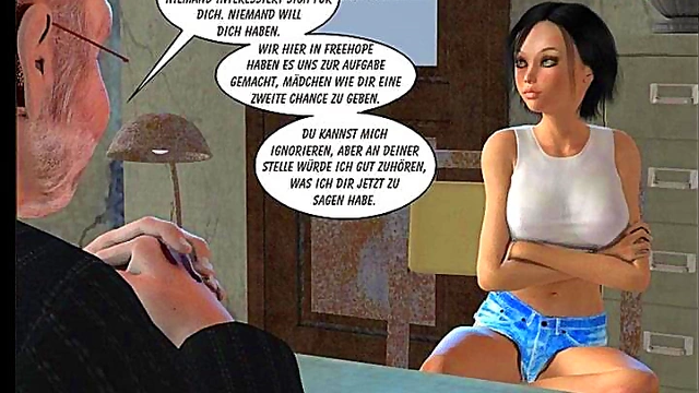 Big-Titted Teen Toon Gets Hardcore 3D Blowjob & Bondage Cums Hot