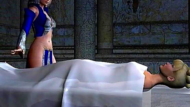 Monster Seduces Anime Cutie in Intense 3D Erotic Adventure