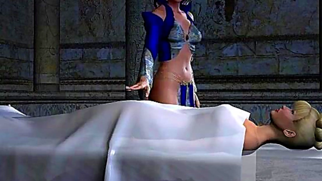 Monster Seduces Anime Cutie in Intense 3D Erotic Adventure