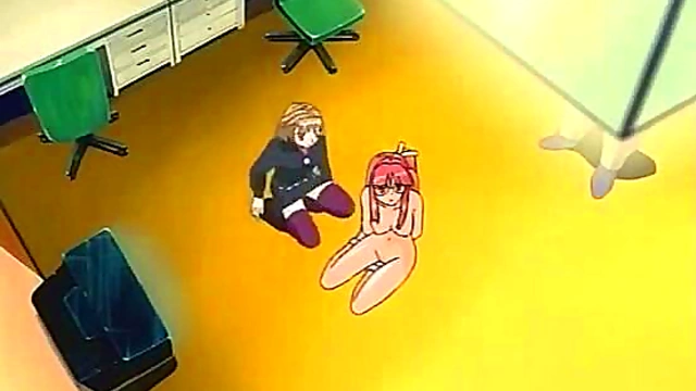 Hentai Anime Seduction – Voluptuous Blonde Toyed With By Two Men In The Blackmail Scenario