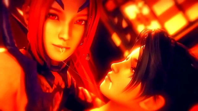 Kunoichi Momiji Fights Demon for Pleasure in 3D Anime Trailer