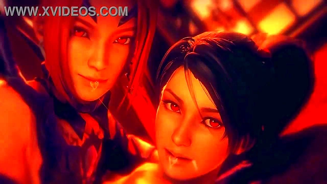 Kunoichi Momiji Fights Demon for Pleasure in 3D Anime Trailer